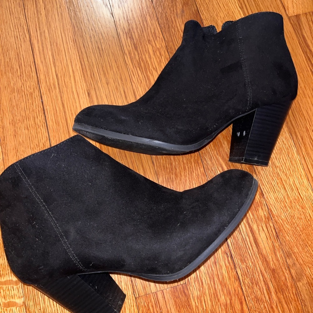 Black Suede Ankle Boots